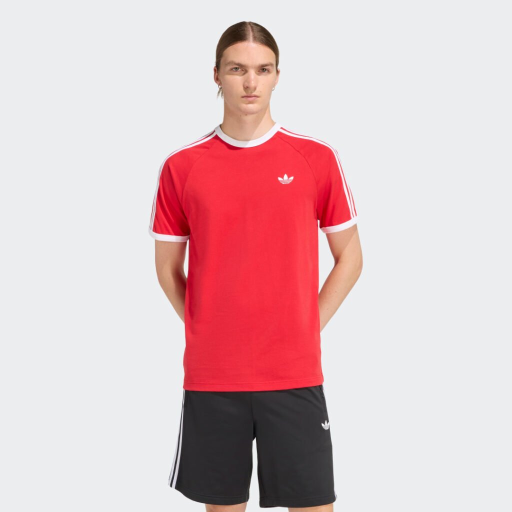 Camiseta Três Listras Homem adidas